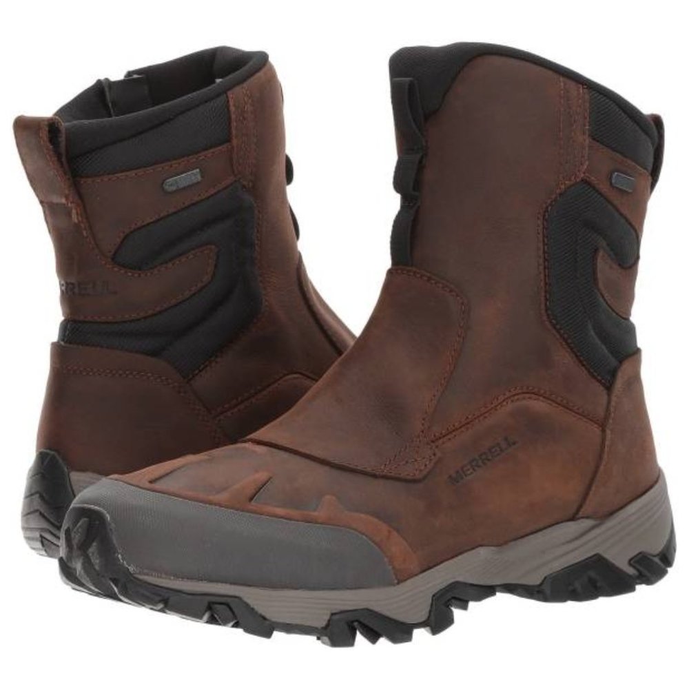 Merrell Coldpack Ice+ 8" Zip Polar Waterproof j92027 boot clay argile men's new!